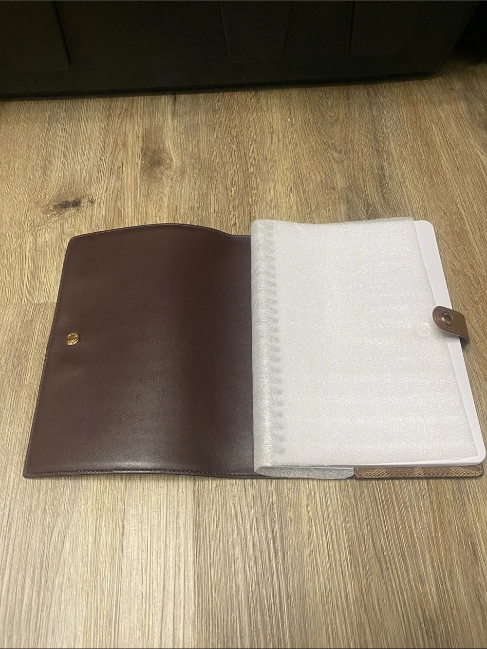 Coach Signature Khaki Notebook